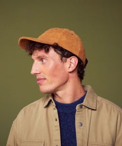 Casquette en velours réglable - Beige