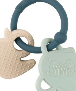 Anneau de dentition en silicone canard vert - N/A