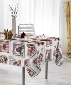Nappe Wood love 150 x 200 cm - Beige