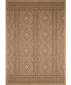 Tapis kilim 50x80 JUTE ART 2 Marron OEKO TEX idéal pour la terrasse ou le jardin - Marron