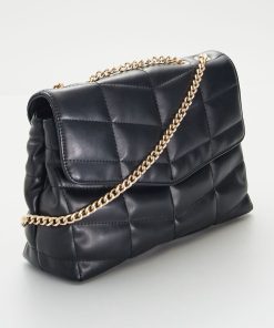 Sac bandoulière matelassé - Noir