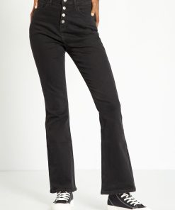 Jean flare/bootcut à taille haute - L34 - Noir