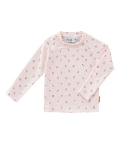 Tee-shirt anti-uv manches longues Berries (98-104 cm) - Ecru