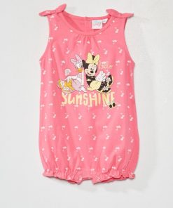 Barboteuse en jersey 'Minnie' - rose