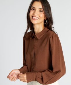 Chemise épaisse 'JDY' - Marron