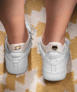 Socquettes En Coton Chat- Sockup- 35-42 - Blanc