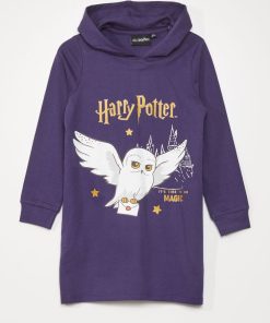Robe sweat à capuche 'Harry Potter' - Bleu marine