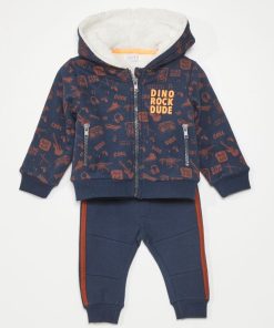 Ensemble sweat + pantalon - 2 pièces - Bleu