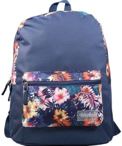 BAGTROTTER Sac à dos 1 compartiment Offshore Hibiscus Fleurs Multicolore - Multicolore