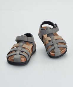 Sandales fermées - Gris