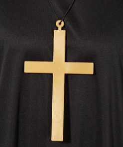 Collier avec pendentif croix de moine - or