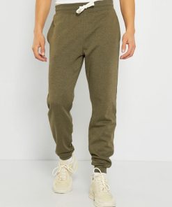 Pantalon jogging en molleton - Kaki