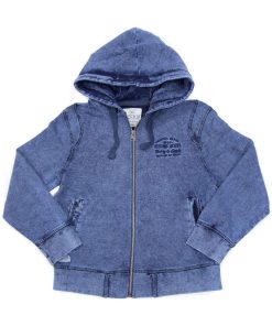 SWEAT ZIPPE WINTER BOY - Bleu