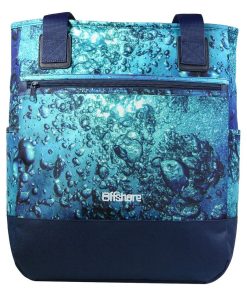 BAGTROTTER Sac 3 en 1 : sac à dos, sac shopping et yoga Offshore Bleu Bulles - Bleu