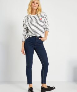 Jean skinny push-up longueur US28 - Brut