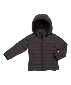 Doudoune de ski fille GACENZA - gris anthracite