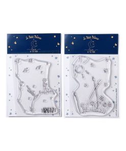 2 Tampons transparents Le Petit Prince Paysages - N/A