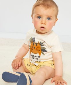 Lot de 2 shorts en jersey - JAUNE