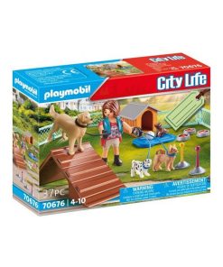70676 'playmobil' City Life Educatrice Et Chiens - N/A