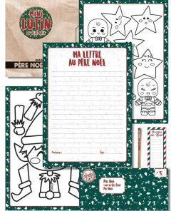 Kit De Papeterie Pour Écrire Sa Lettre Au Père Noël | Loisirs Créatifs De Noël | Version Étoiles - N/A