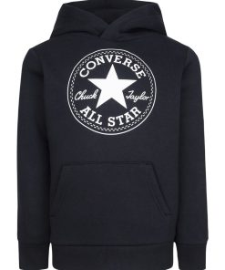 Sweat à Capuche Enfant Converse - Noir
