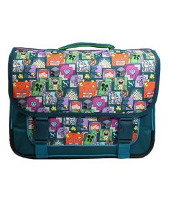 Cartable 38 cm Minecraft Jeu Vidéo Vert Bagtrotter - Vert