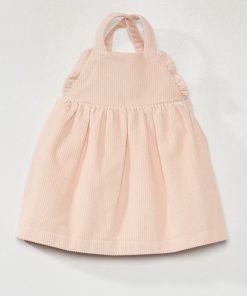 Robe en velours côtelé - Rose