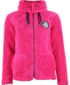 Blouson polaire femme ASANA - Rose fushia