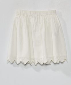 Jupe courte de cérémonie - blanc