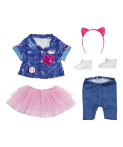 Baby Born Deluxe Ensemble Robe en Jeans 43 cm - N/A