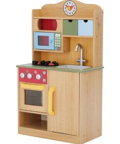 Cuisine enfant en bois Florence dinette 5 accessoires fille garçon jeux d'imitation Teamson Kids - N/A