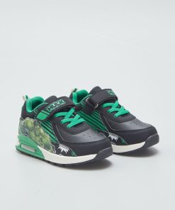 Baskets lumineuses 'Hulk' - Noir/vert