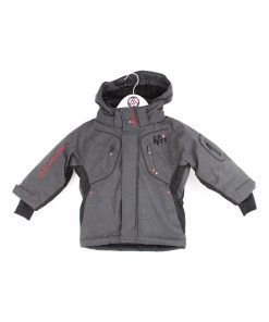 Blouson de ski garçon ECAMATE - gris anthracite