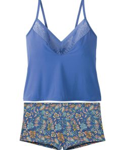 Top short GAZETTE - Pomm'Poire - Bleu