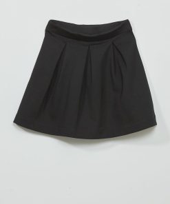 Jupe courte évasée - noir