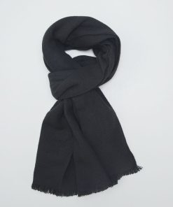 Grande écharpe toucher doux - Noir