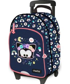 SAC A DOS TROLLEY BABY 1 COMPARTIMENT CHACHA KINKY - Gris foncé