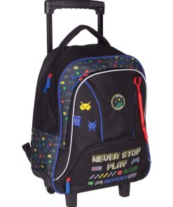 SAC A DOS A ROULETTES KIP GAME ZONE - Noir