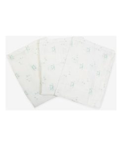 Lot de 3 gants de toilette bébé Kinousses - Vert