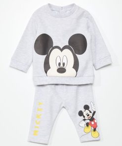 Jogging 'Mickey' sweat + pantalon - 2 pièces - Gris