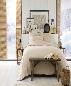 Housse de couette flanelle Collection Candice - Kaki