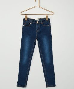 Jean skinny - 5 poches - Bleu brut