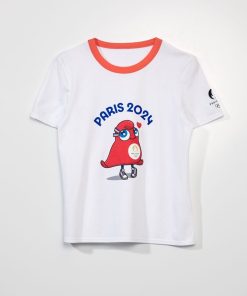T-shirt en jersey - Paris 2024 - Blanc