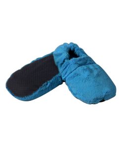 Chaussons chauffants Celeste - Made in France - Bleu