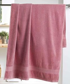 Serviette de toilette Couleur uni - Rose