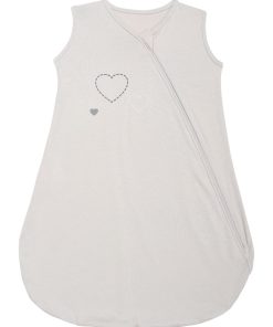 Gigoteuse été en jersey Bio - 'P'tit Basile' - Gris clair