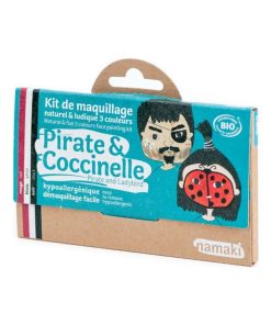 Kit de Maquillage 3 couleurs Pirate et Coccinelle - Multicolore