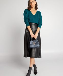 Pull emmanchures descendues - Vert