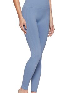 Legging taille haute gainante sans couture Active - Bleu