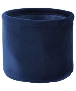 Guy Levasseur - Panier de rangement à l'unité en velours bleu - Bleu